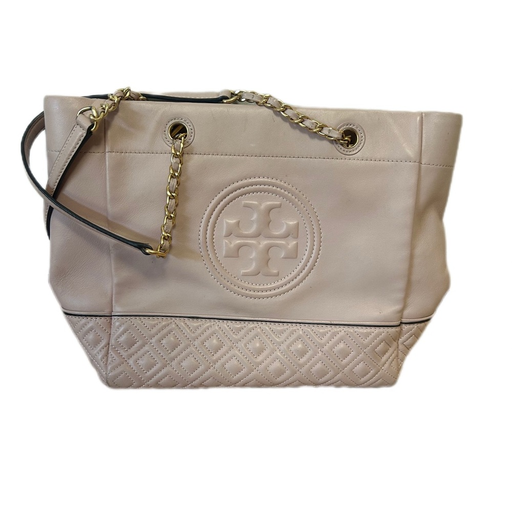 Tory Burch Flemming Quilt Tote- Blush Color